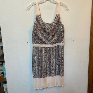 Loft tribal print dress
